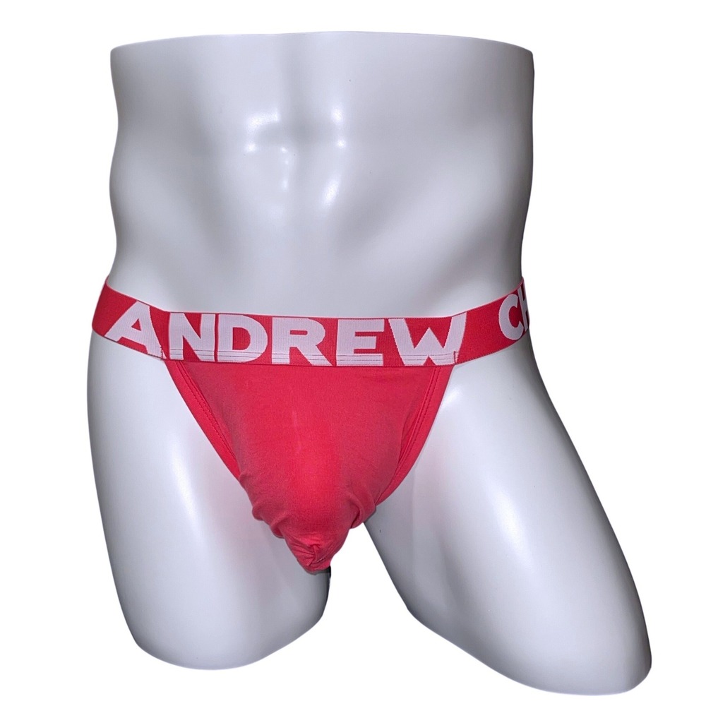 Andrew Christian Small (28-31) Trophy Boy Bamboo G-String Teaberry 93379 New
